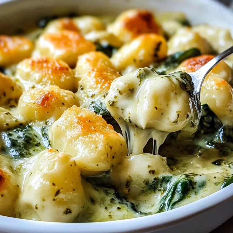 Creamy Pesto Gnocchi with Spinach and Artichokes