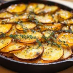 Crispy Balsamic-Thyme Potato Torte