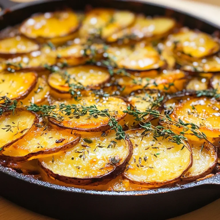 Crispy Balsamic-Thyme Potato Torte