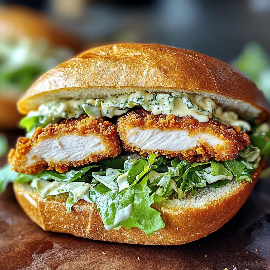 Crispy Chicken Caesar Sandwich: A Delicious Twist on a Classic Favorite