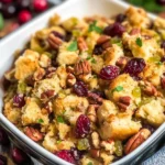Crock Pot Cranberry Pecan Stuffing