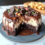 Delicious Brownie Ice Cream Cake
