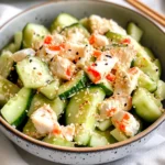 Easy California Roll Cucumber Salad