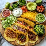 Easy Taco Recipe Dinner Board