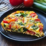 Garden Veggie Frittata: A 150-Calorie Delight
