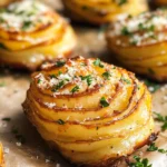 Garlic Parmesan Duchess Potatoes