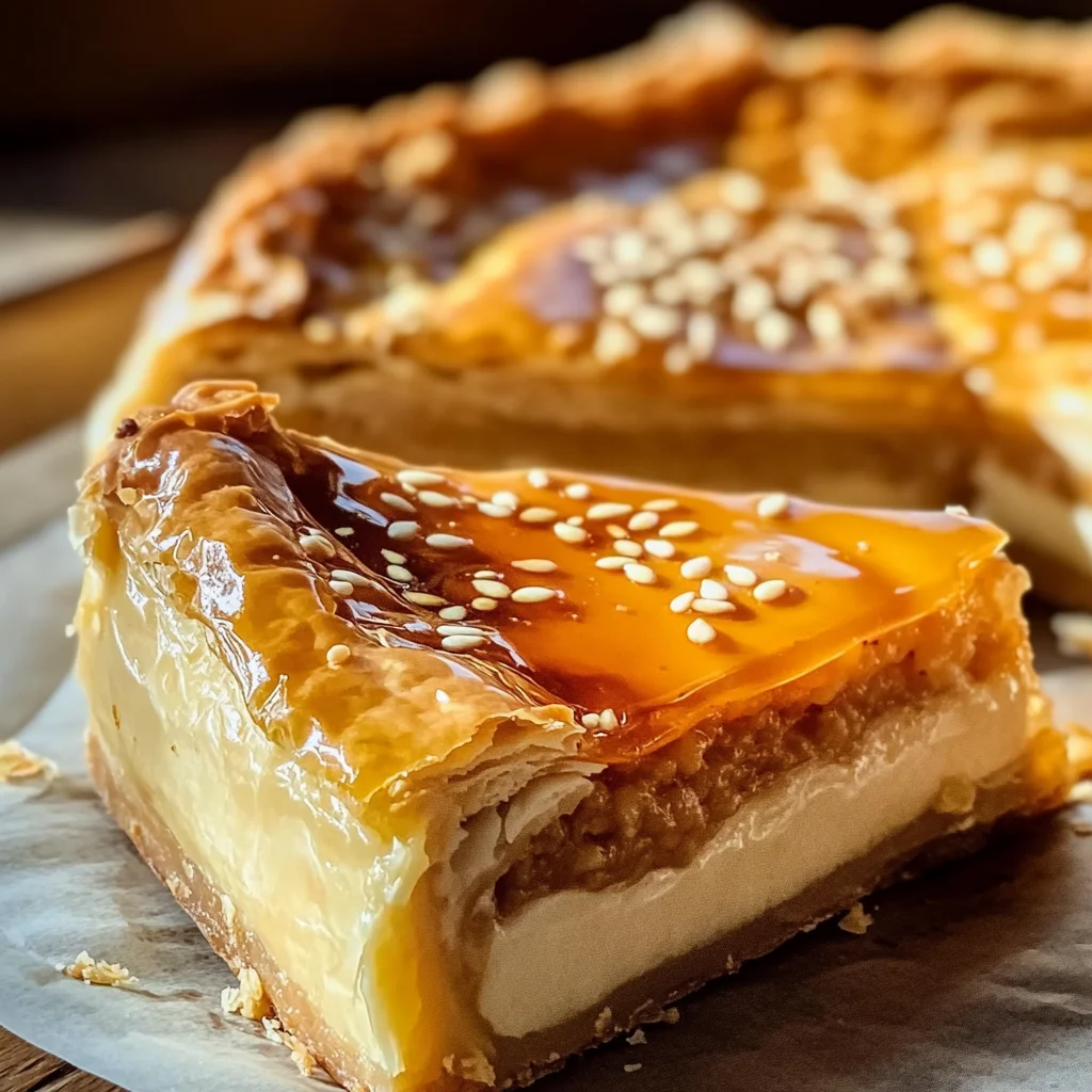 Golden Greek Honey Pie (Melopita)