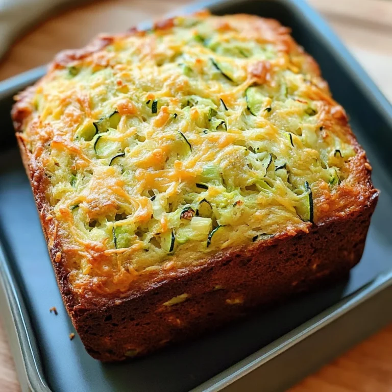 Green Onion Zucchini Cheddar Quick Bread