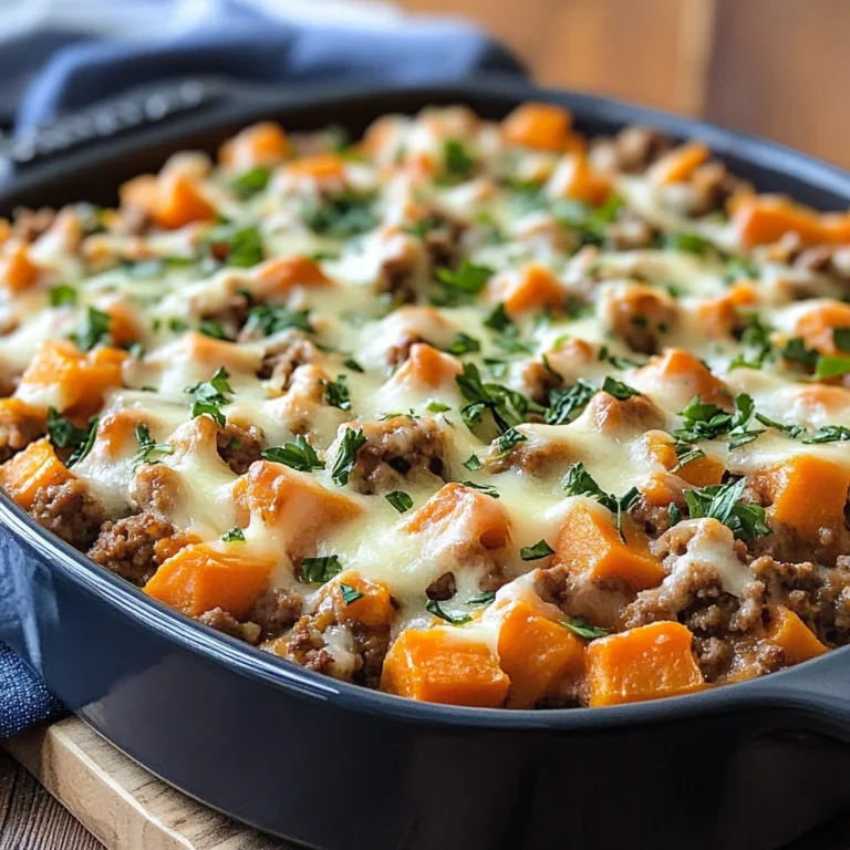Ground Turkey Sweet Potato Bake Recipe