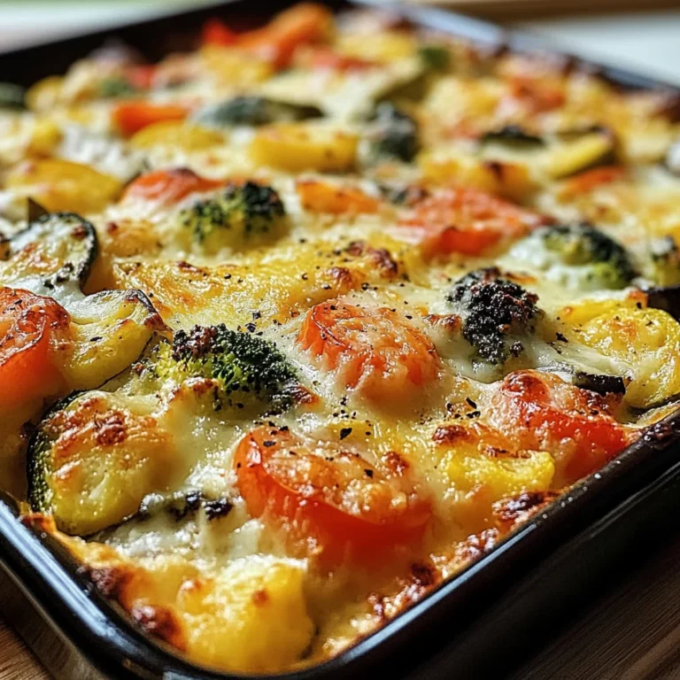 High-Protein Cottage Cheese Veggie Bake Recipe