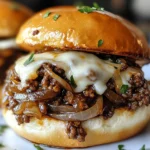 Irresistible French Onion Beef Sloppy Joes