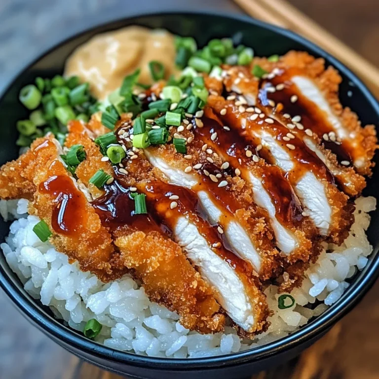 Japanese Katsu Bowls with Tonkatsu Sauce