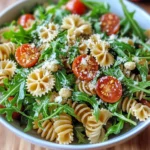 Lemon Arugula Pasta Salad