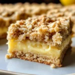 Lemon Oatmeal Crumble Bars