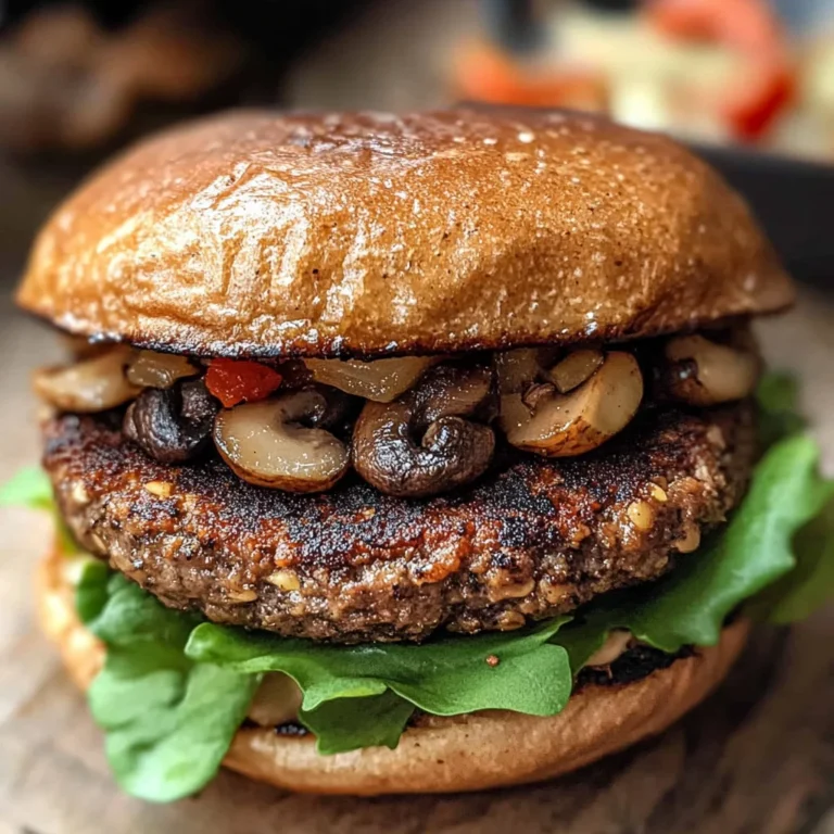 Mushroom Veggie Burgers