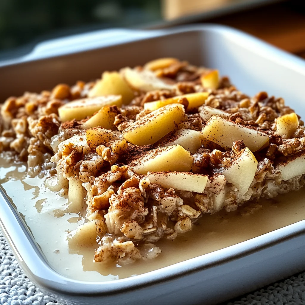 Oatmeal Apple Breakfast Bake