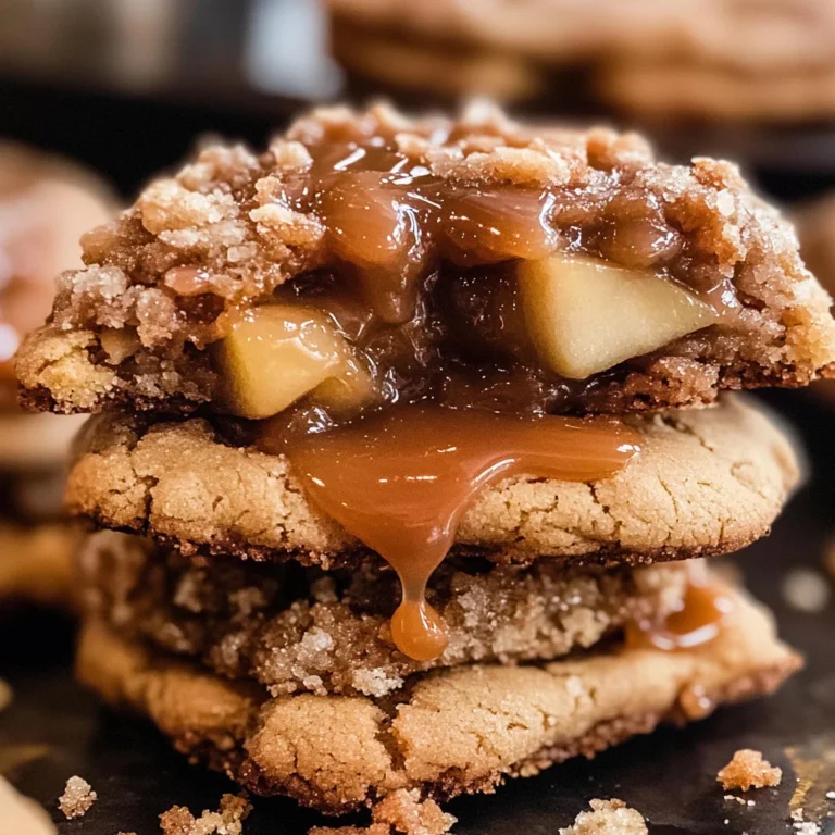 Salted Caramel Apple Pie Cookies