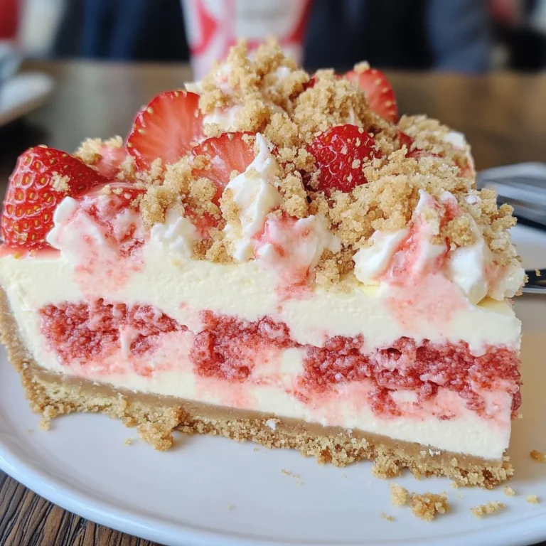 Strawberry Crunch Cheesecake