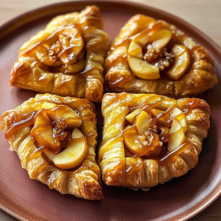 Vegan Caramel Apple Pastries