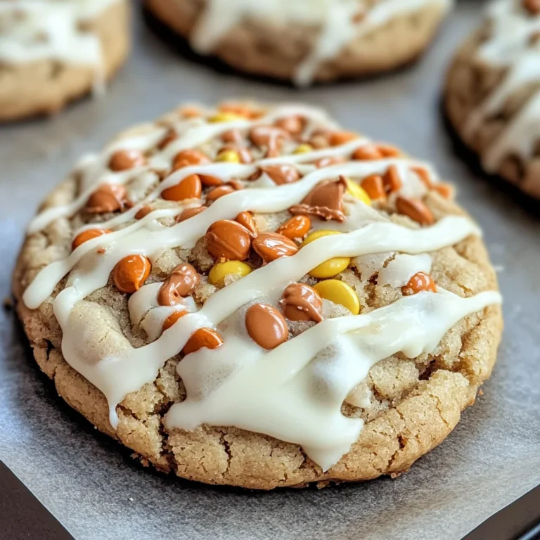White Chocolate Reese’s Cheesecake Cookies